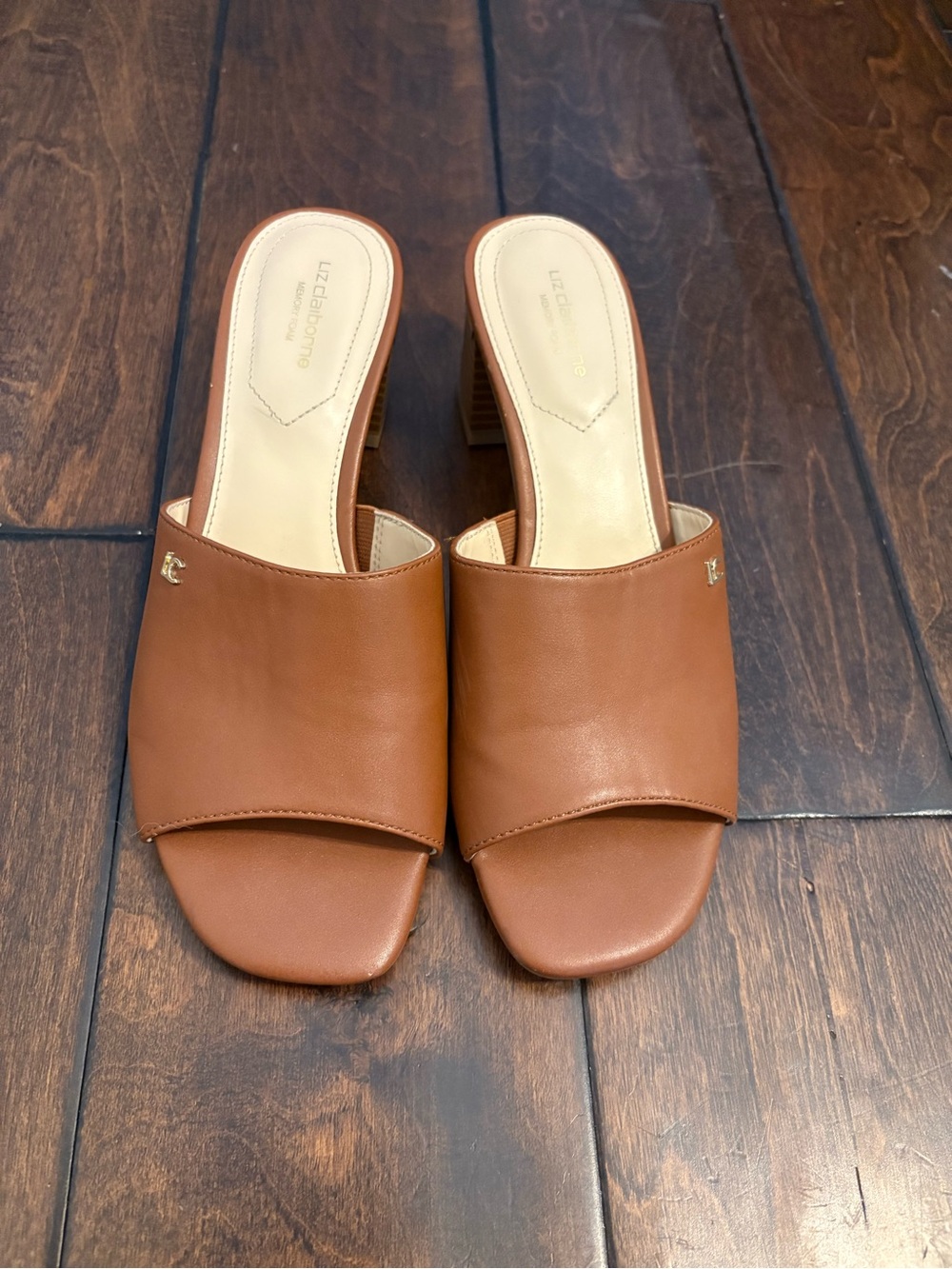 Liz Claiborne Brown Slide
Sandals - Women's Open Toe
Block Heel